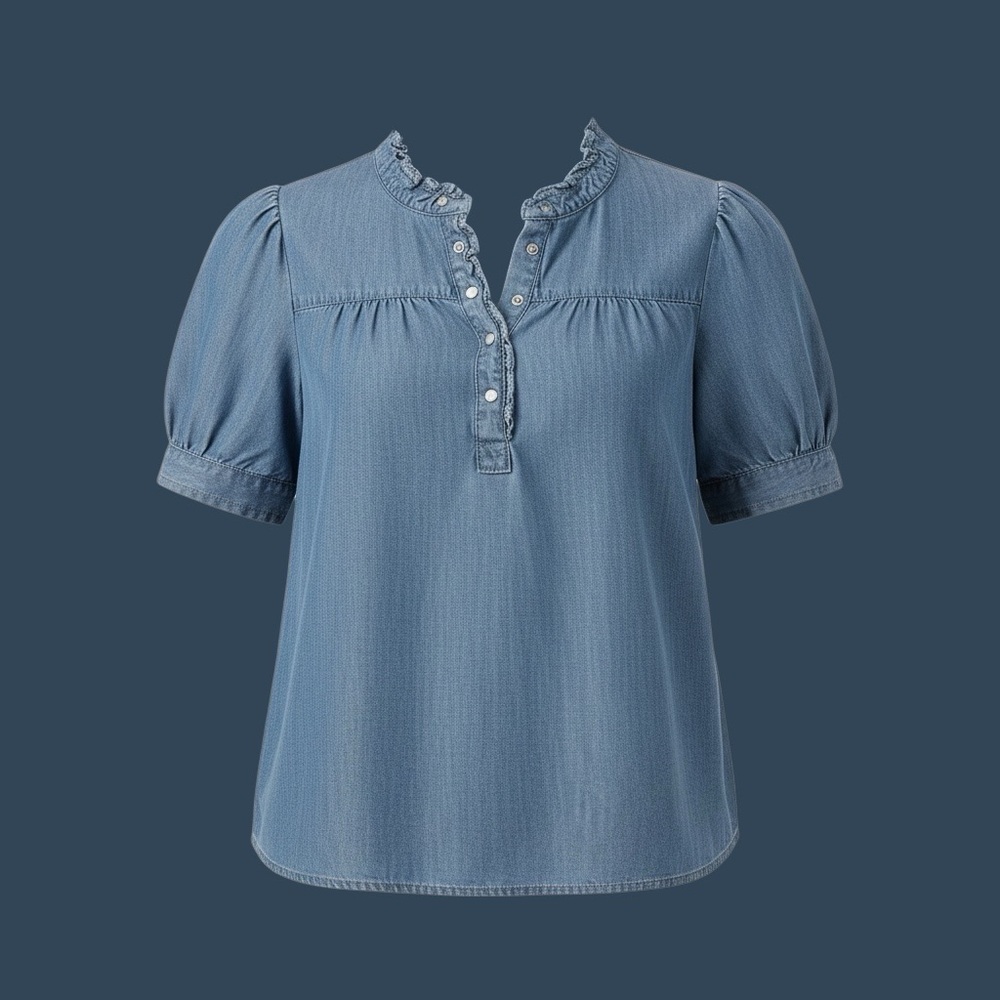 ana Denim Blouse